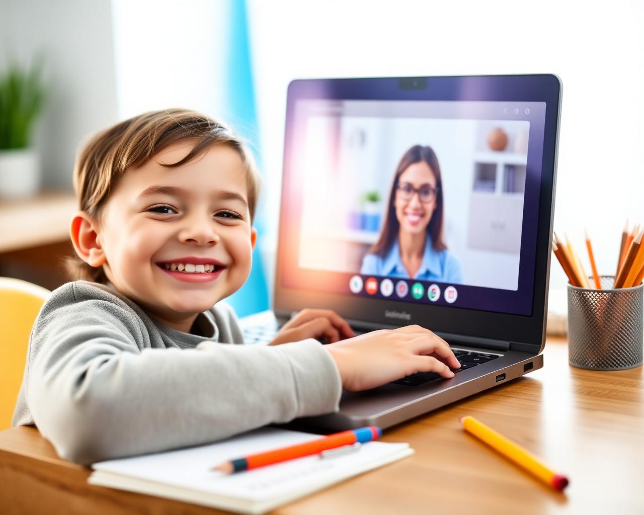 Student learning online